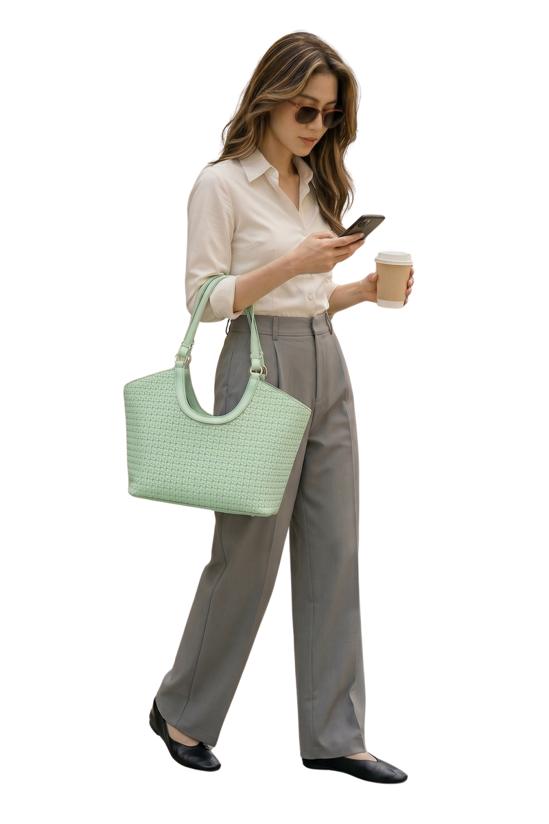 Moondae bag on light brown